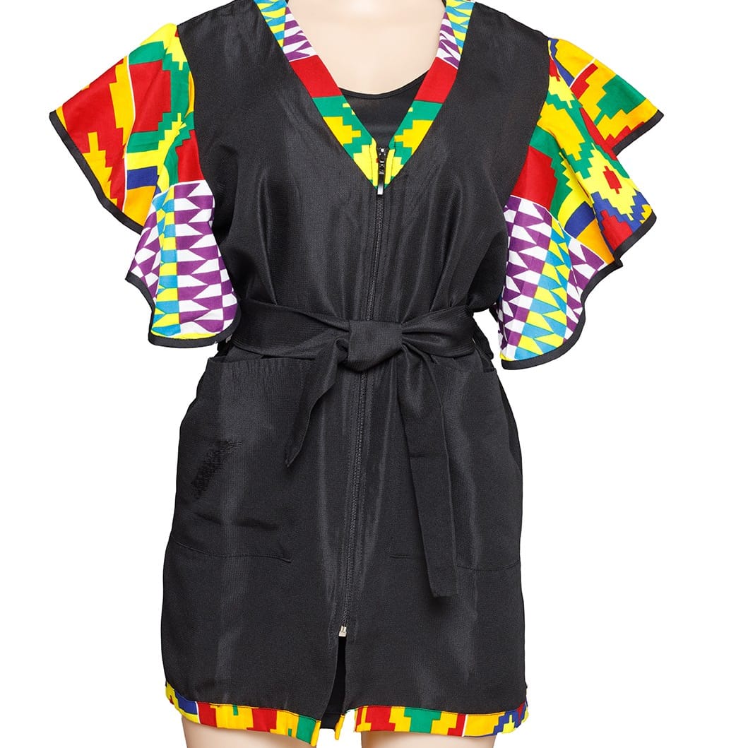 Elegant African Accent Stylist Smock
