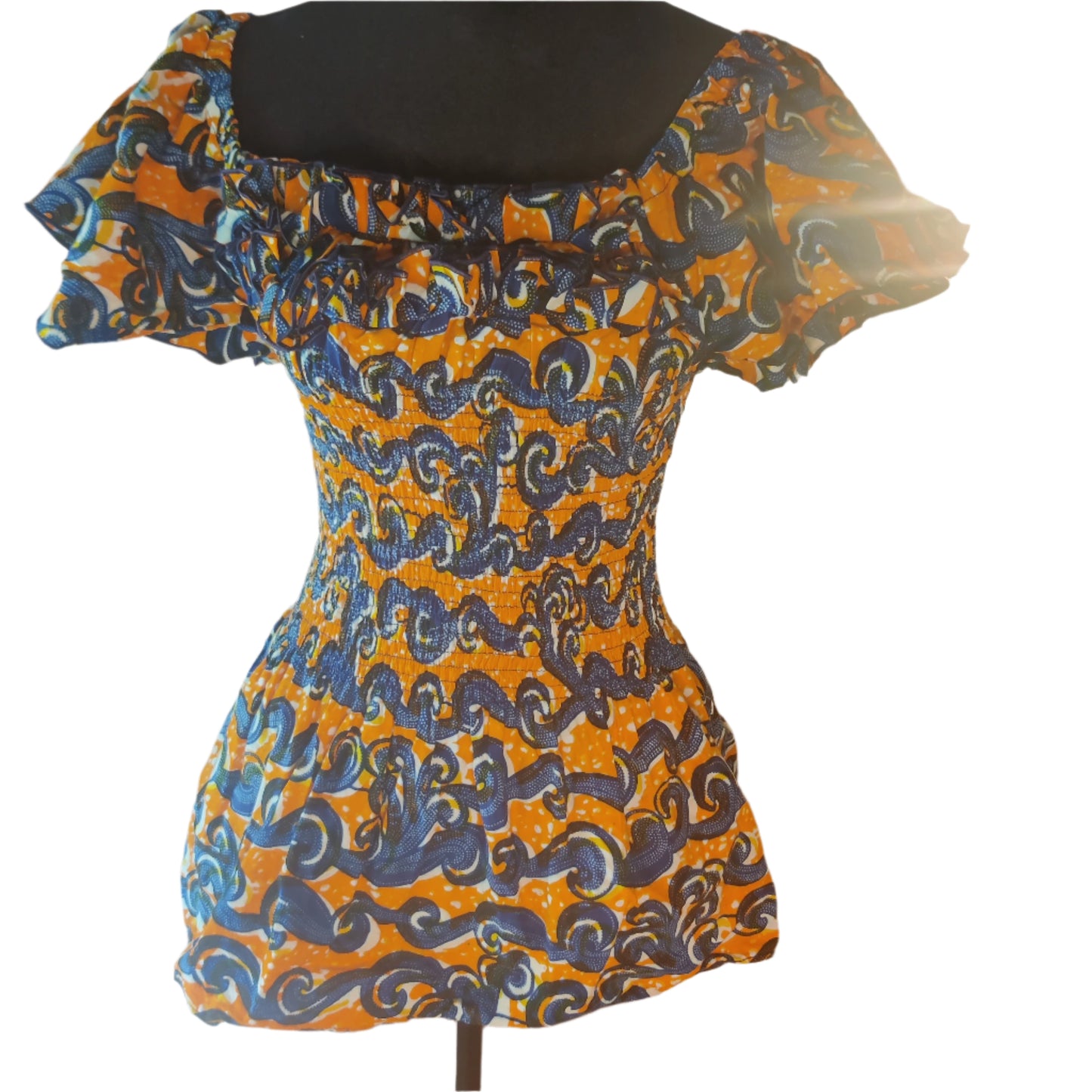African Wrap Blouse