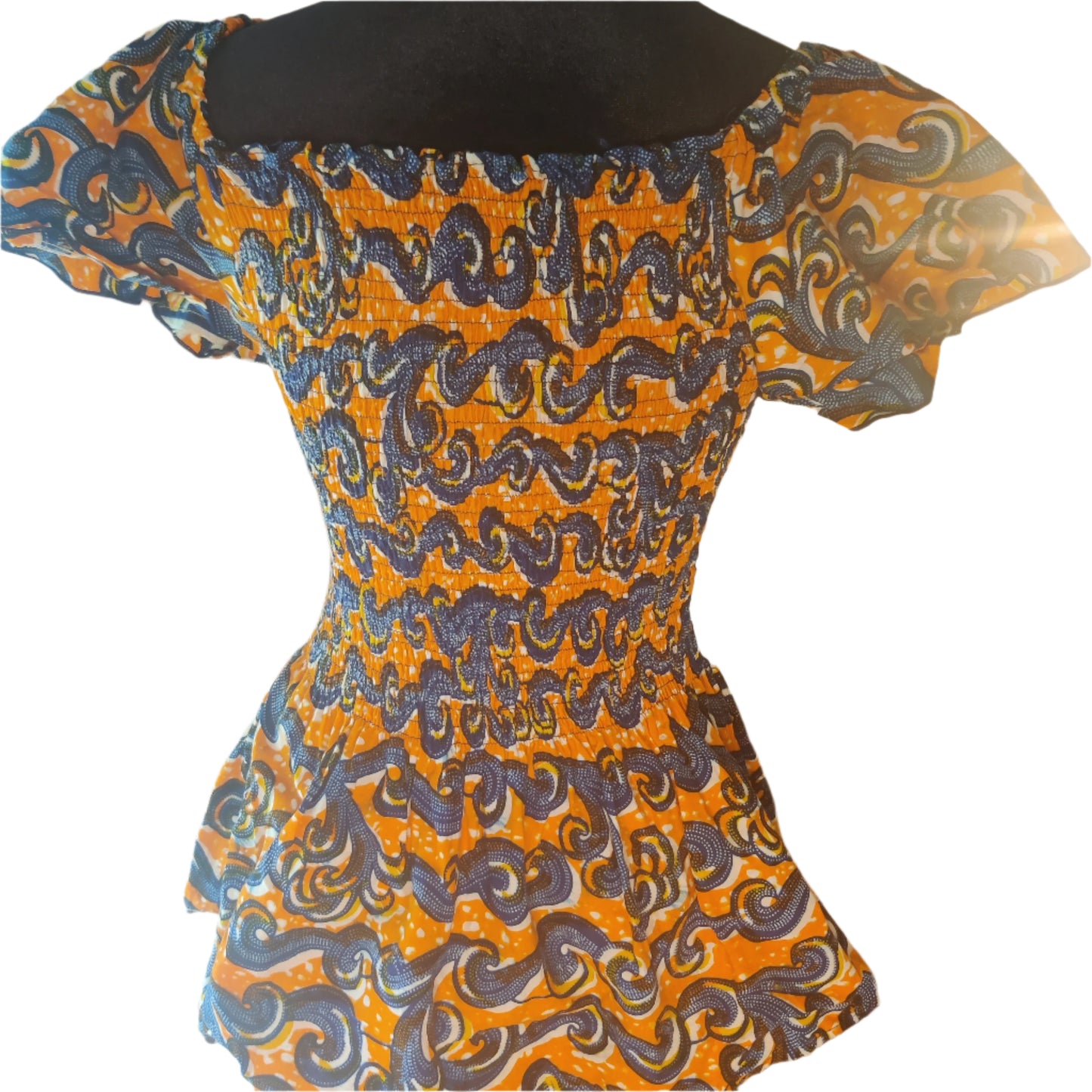 African Wrap Blouse