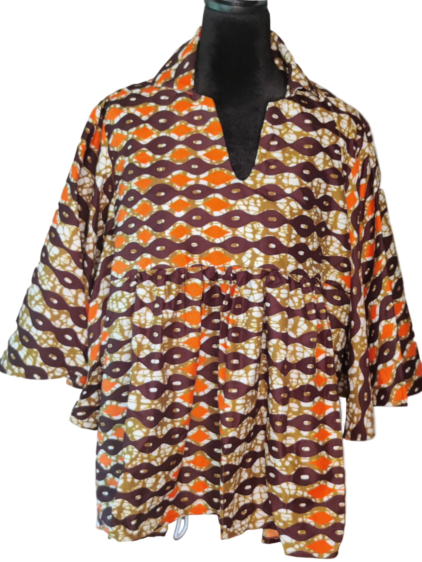 African Baby Doll Blouse