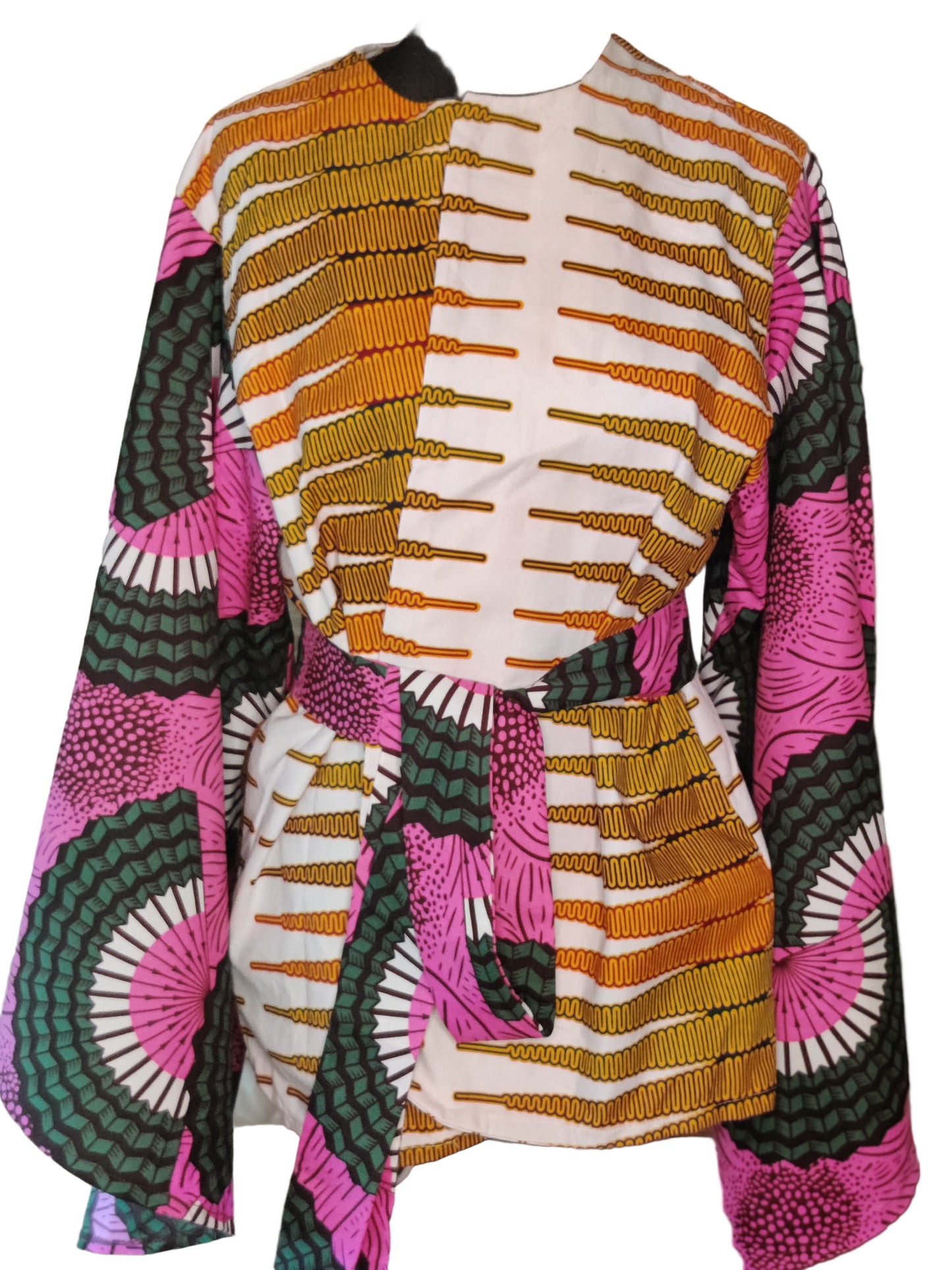 African Flared Long Sleeve Blouse