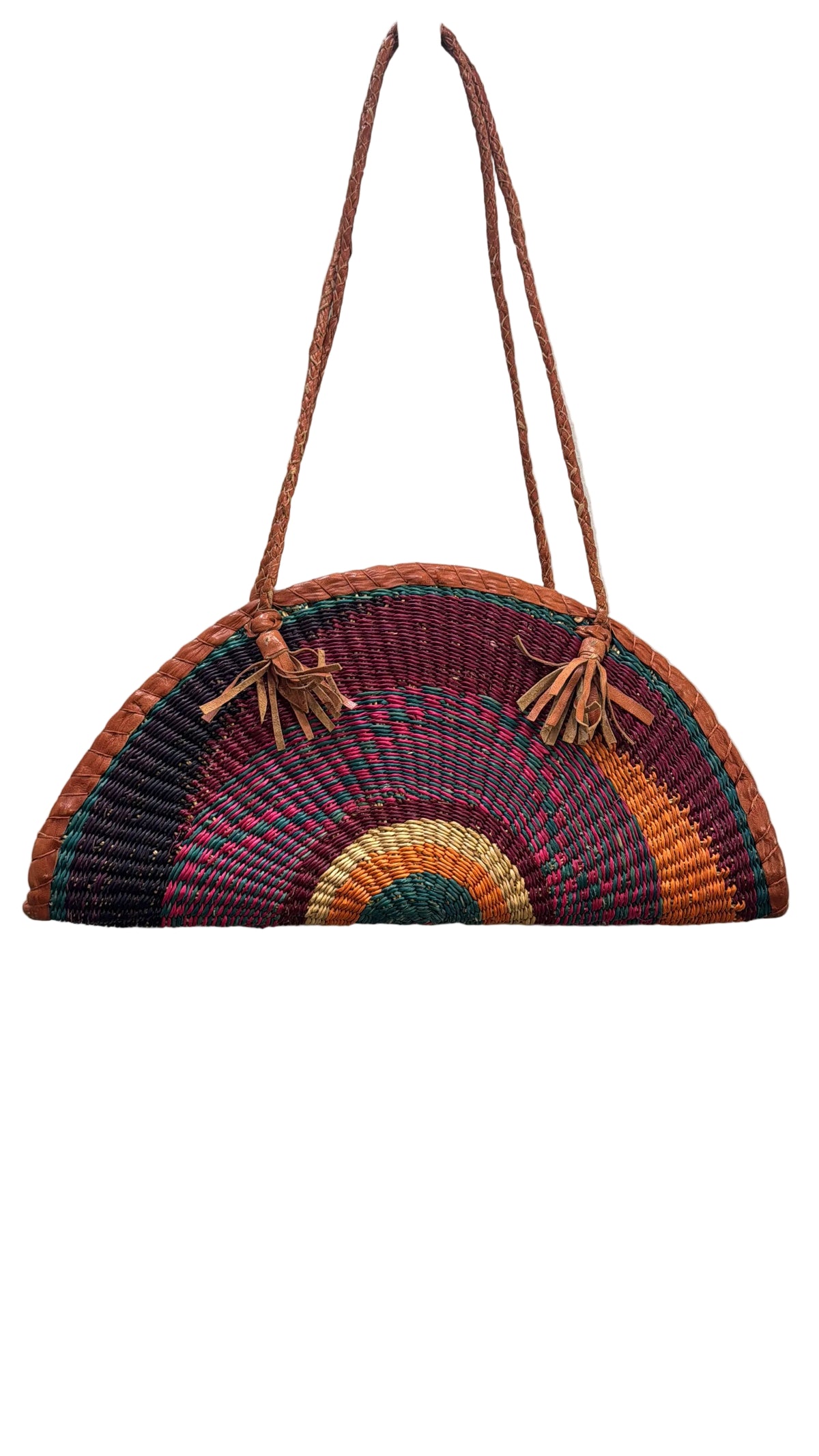 African Hand Woven Basket Hand Bag