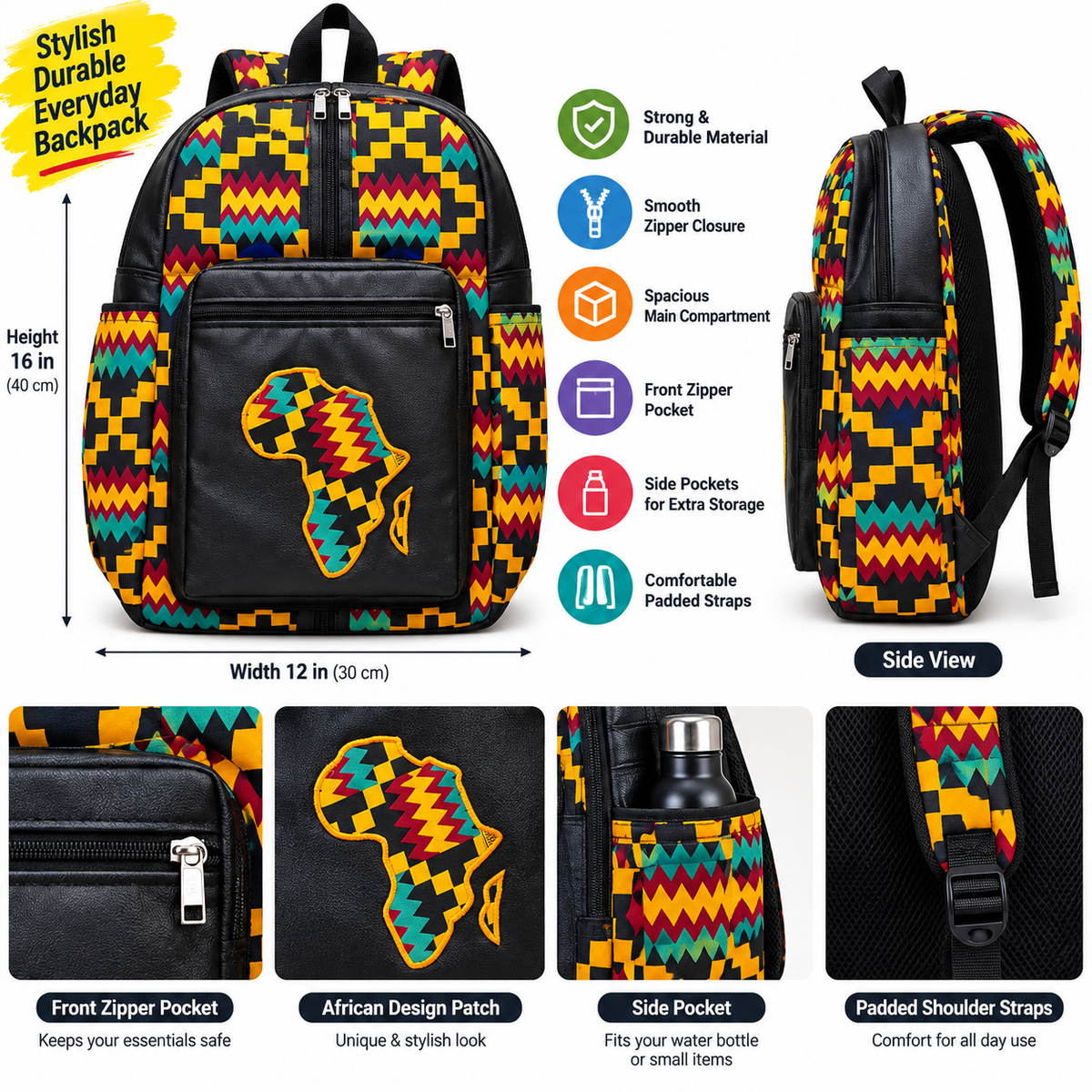 Unisex Backpack Bag