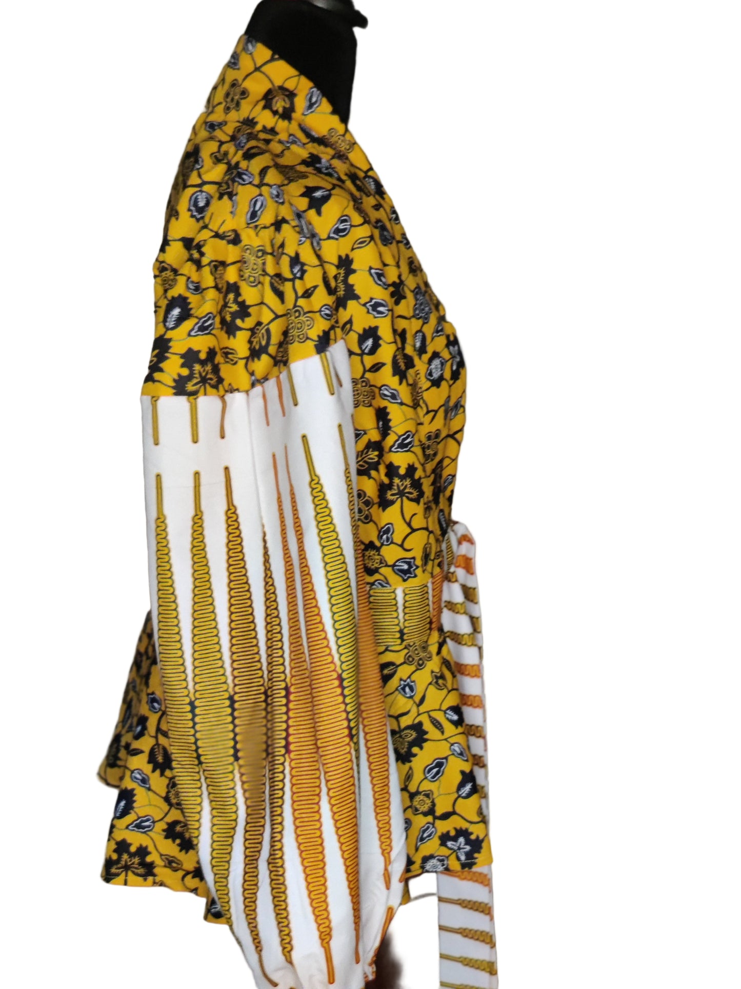 African   Balloon Sleeve Jacket