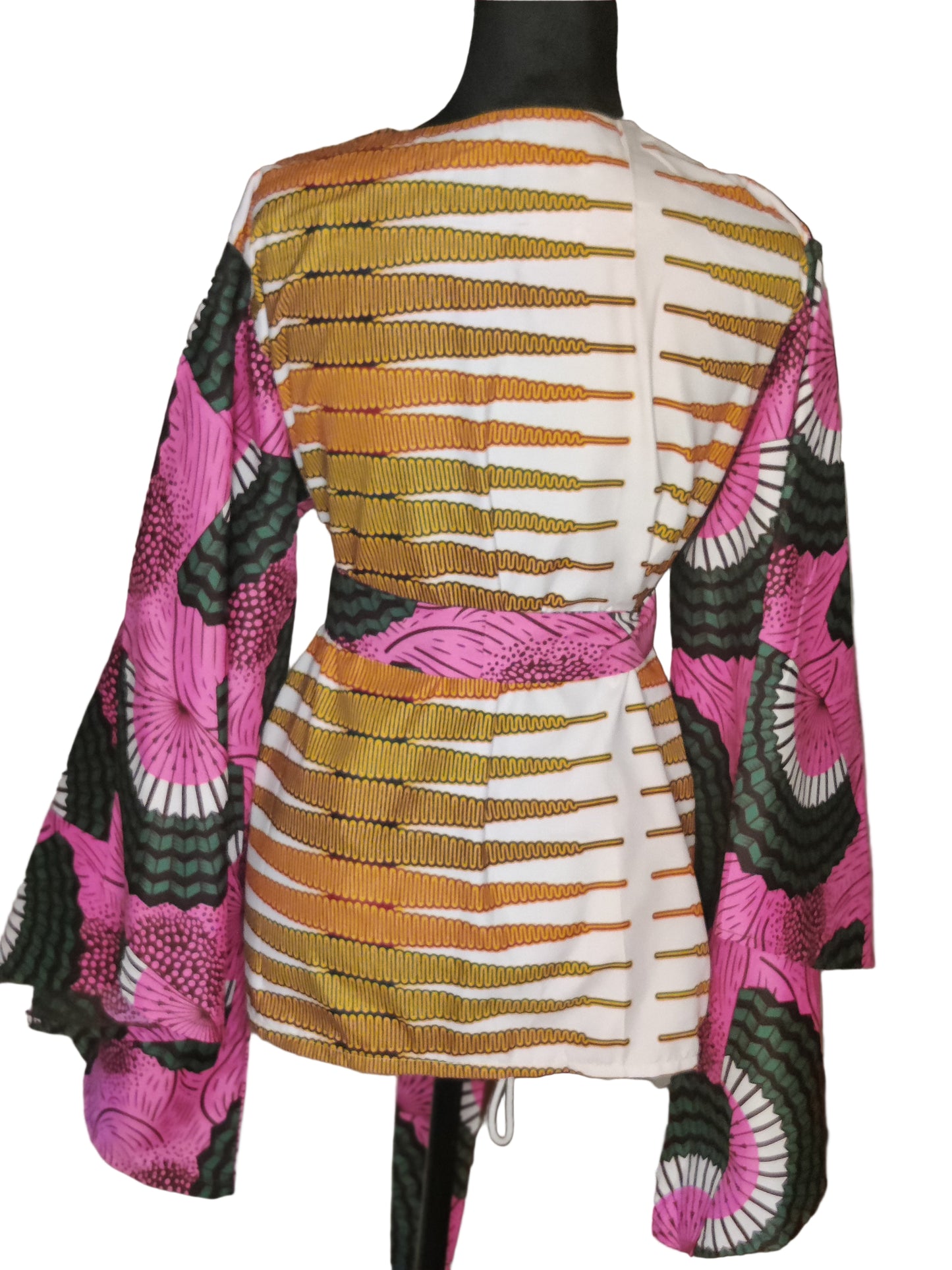 African Flared Long Sleeve Blouse