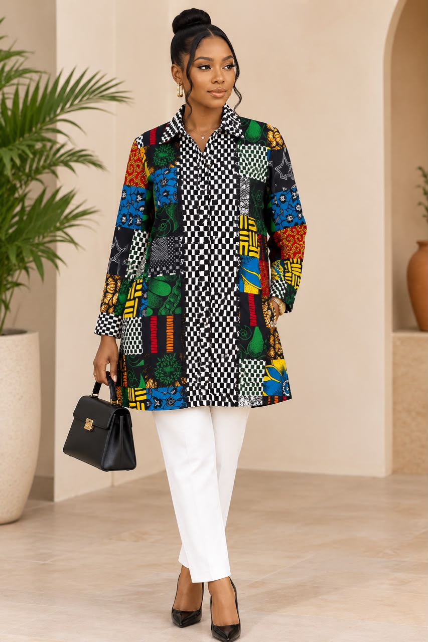 African Shirt Jacket