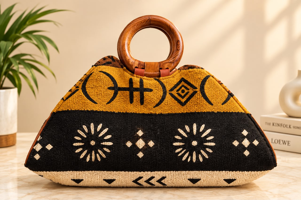 Elegant Mud-Cloth Bag