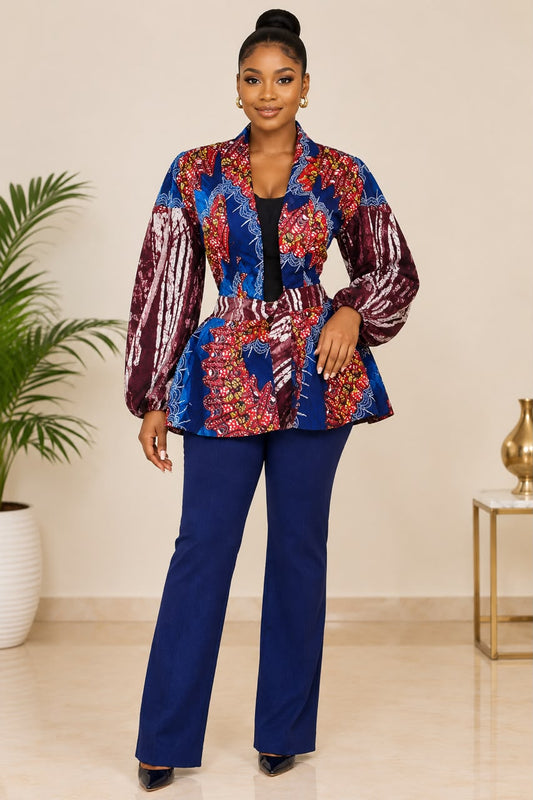 African Belted Jacket