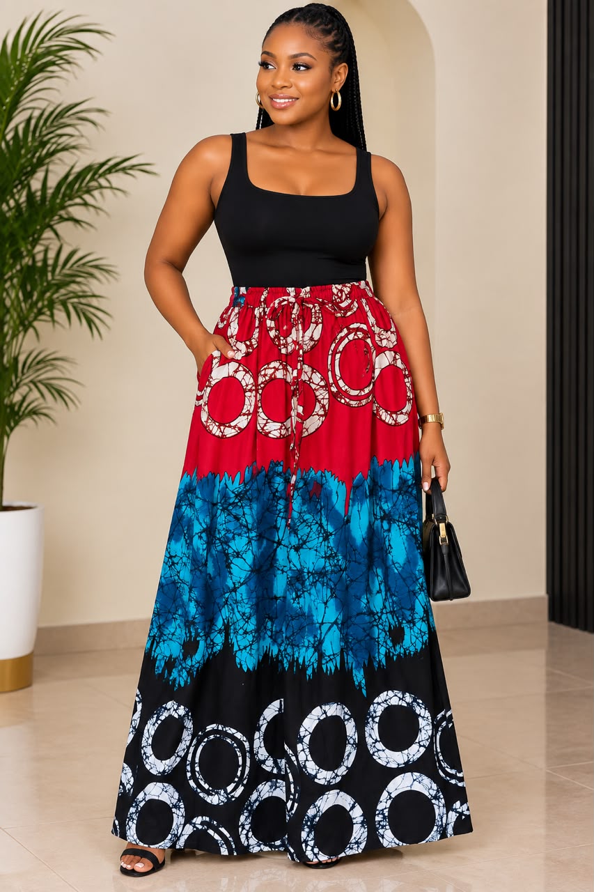 African Palazzo/ Wide Leg Pants