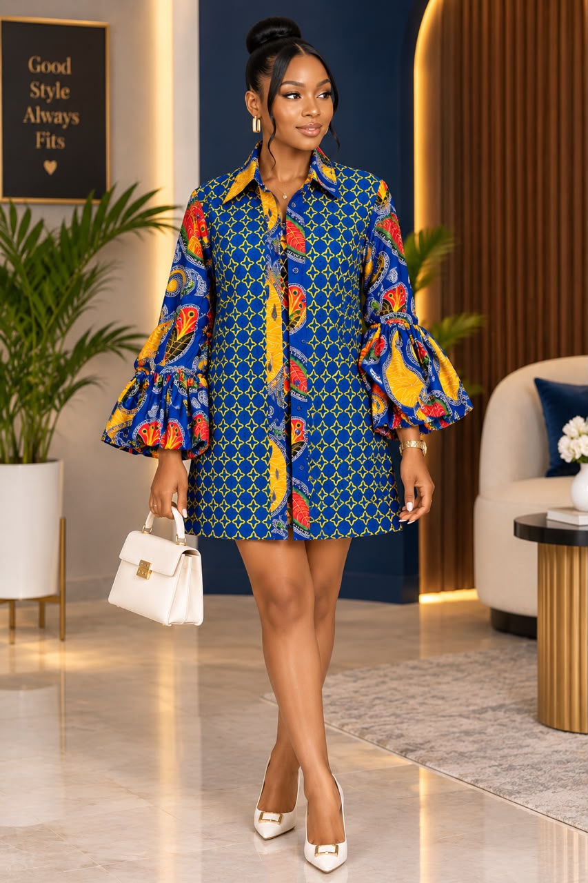 Trumpet Sleeve Blouse