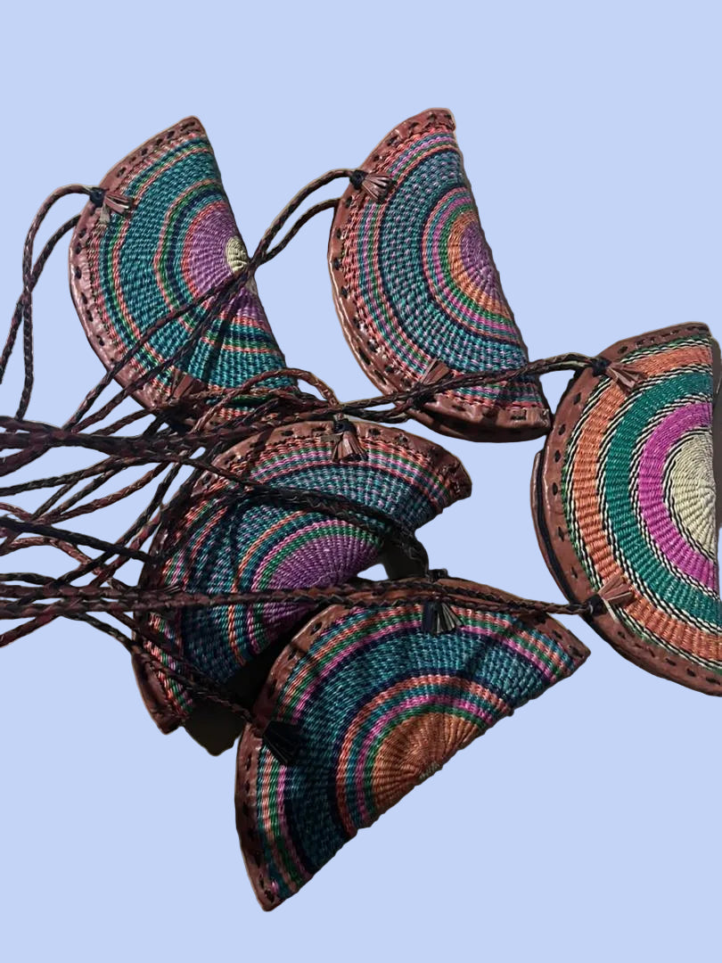 African Hand Woven Basket Hand Bag